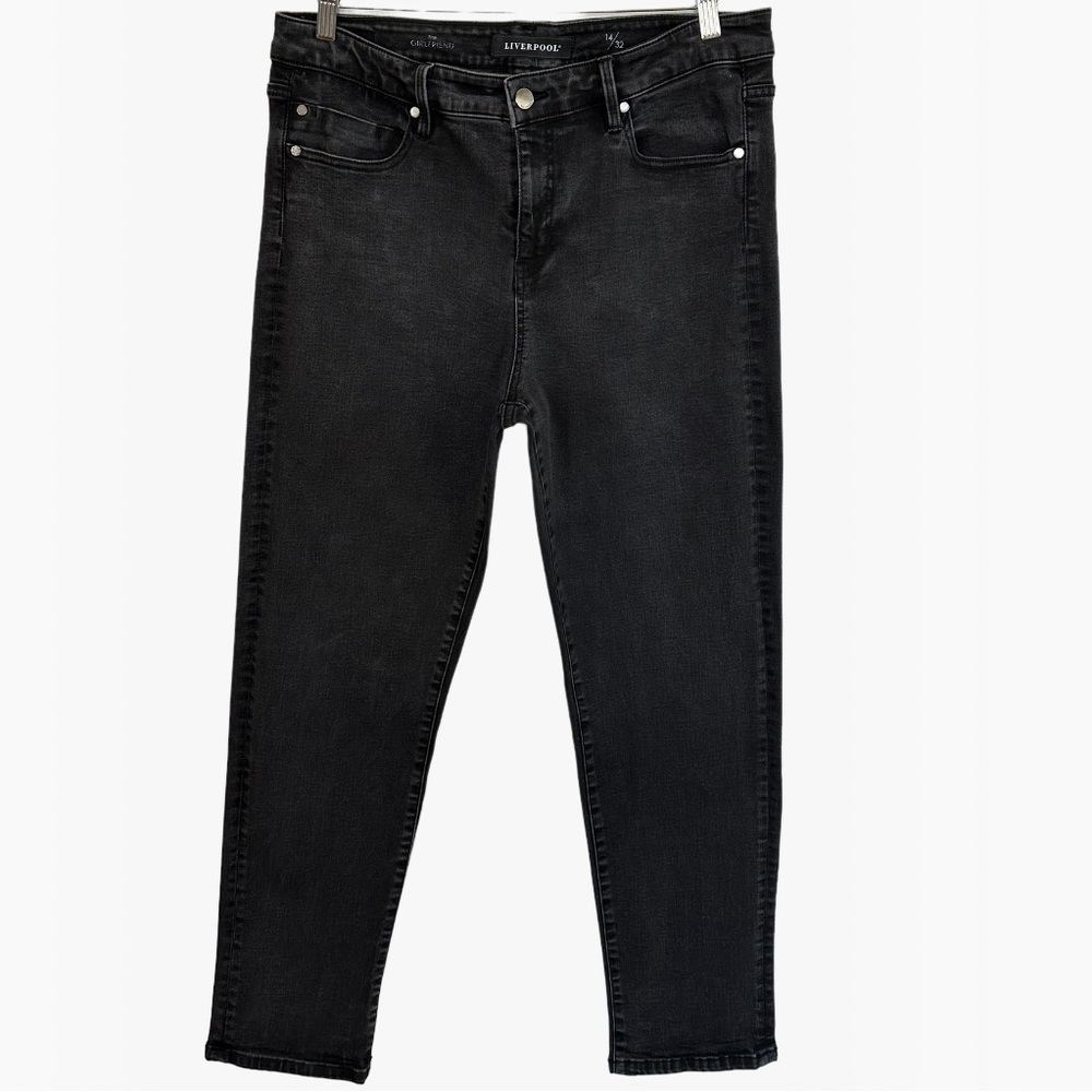 Liverpool The Girlfriend Straight Leg High-Rise 73% Cotton Women’s Jeans - 32 - Picture 5 of 17